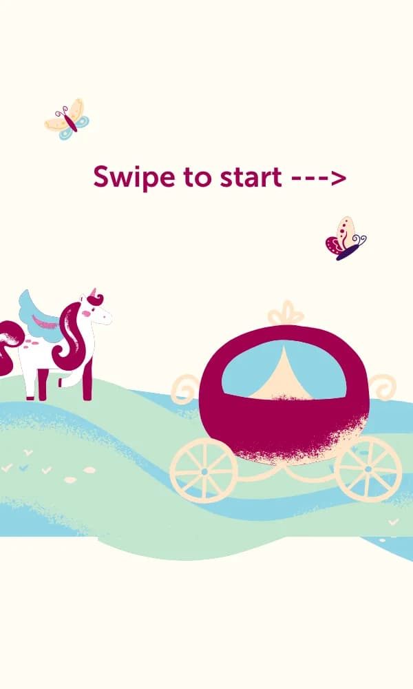 Swipe to start.