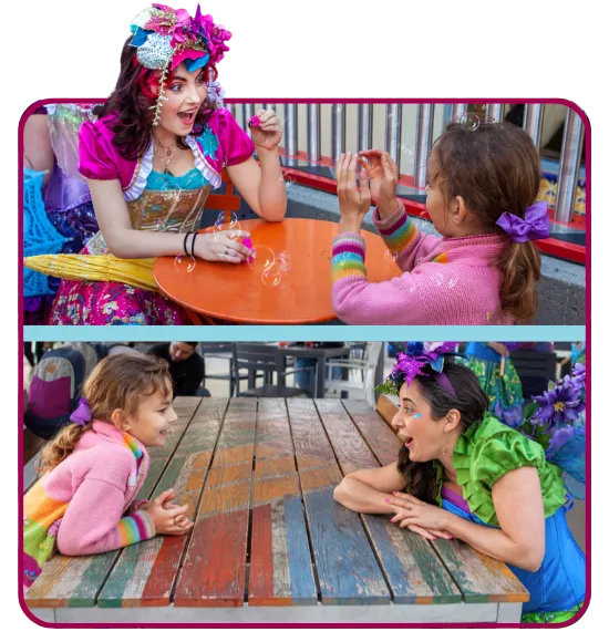 A restaurant or eatery children's event