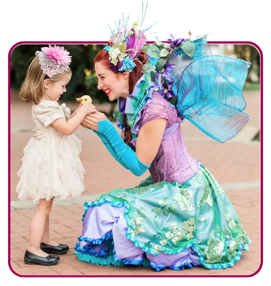 A wedding with children's entertainment