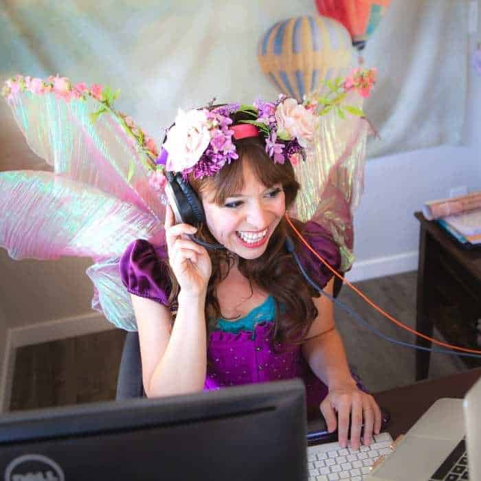 back up entertainer faerie